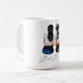 Best Friends Custom Tasse (Vorderseite Links)
