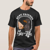 Best Friends For Life Human and Dog T-Shirt (Vorderseite)