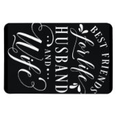 Best Friends for Life Husband and Ehefrau Chalkboa Magnet (Horizontal)