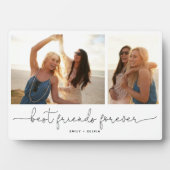 Best Friends Forever 2 Foto Collage Plaque Fotoplatte (Vorderseite)