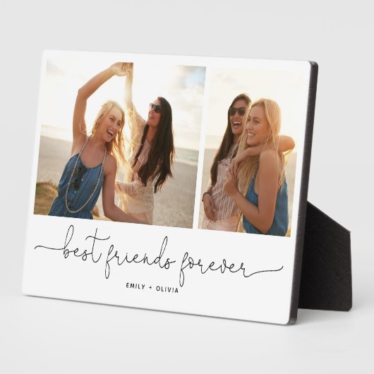 Best Friends Forever 2 Foto Collage Plaque Fotoplatte (Seite)