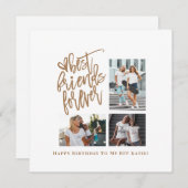 Best Friends Forever 3 Foto Script Glückwunsch Geb (Vorne/Hinten)