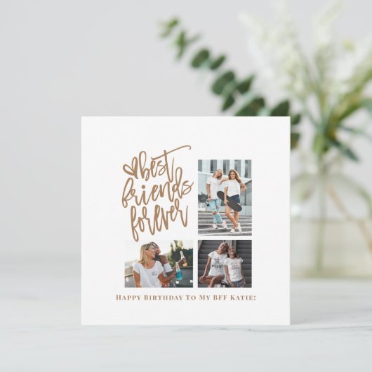 Best Friends Forever 3 Foto Script Glückwunsch Geb (Stehend Vorderseite)