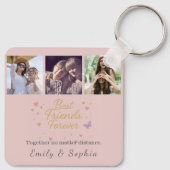 Best Friends Forever – 3 Photo Keychain Gift Schlüsselanhänger (Rückseite)