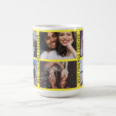 Best Friends Forever 6 Foto Custom Collage Gelb Kaffeetasse (Mittel)
