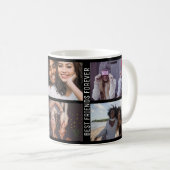 Best Friends Forever 6 Foto Custom Collage Kaffeetasse (VorderseiteRechts)