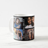 Best Friends Forever 6 Foto Custom Collage Kaffeetasse (Vorderseite Links)