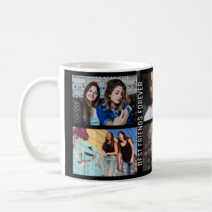 Best Friends Forever 6 Foto Custom Collage Kaffeetasse