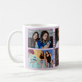Best Friends Forever 6 Foto Custom Collage Kaffeetasse