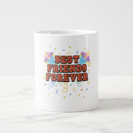 best friends forever,best friend day, funny, party Jumbo-Tasse