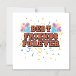 best friends forever,best friend day, funny, party magneteinladung
