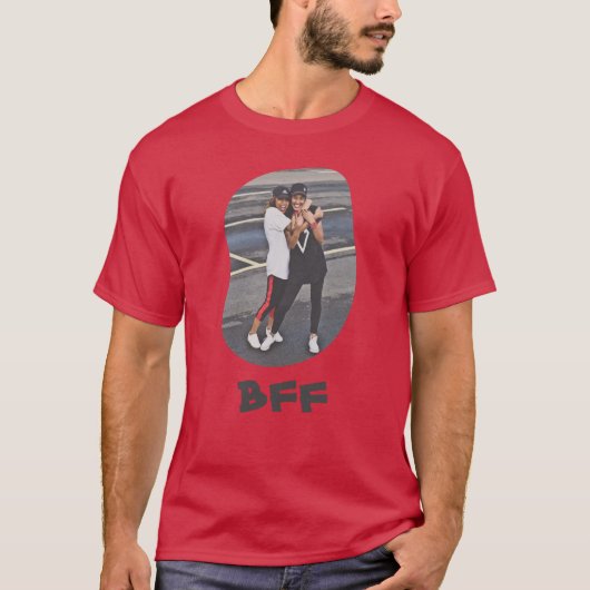 Best Friends Forever BESTE FREUNDIN Besties laden T-Shirt (Vorderseite)