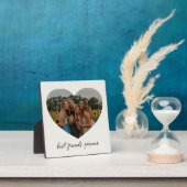 Best Friends Forever BESTE FREUNDIN Custom Heart F Fotoplatte (InSitu)