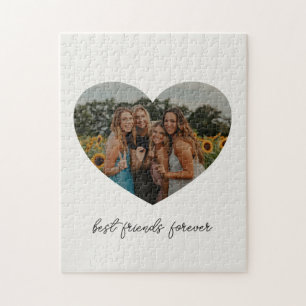Best Friends Forever BESTE FREUNDIN Custom Heart F Puzzle