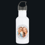 Best Friends Forever BESTE FREUNDIN Einfaches Mode Edelstahlflasche<br><div class="desc">Dieses einfache und klassische Design besteht aus Serifentypografie und fügt ein benutzerdefiniertes Foto hinzu. "Die besten Freunde für immer" umkreist das Foto Ihrer Freunde</div>