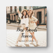 Best Friends Forever BESTE FREUNDIN Modernes perso Fotoplatte (Vorderseite)