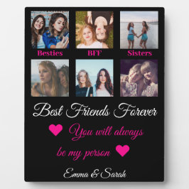 Best Friends Forever Custom 6 Fotos Namensangebot Fotoplatte
