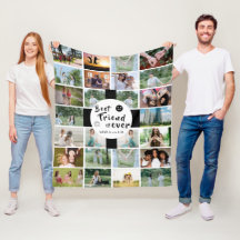 Best Friends Forever Custom Fleece Blanket - 26pic