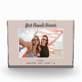 Best Friends Forever Custom Foto Beige (Vorderseite)