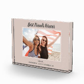 Best Friends Forever Custom Foto Beige (Rechts)
