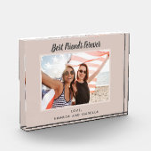 Best Friends Forever Custom Foto Beige (Links)
