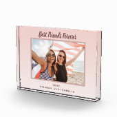 Best Friends Forever Custom Foto Blush Rosa Rosa (Rechts)