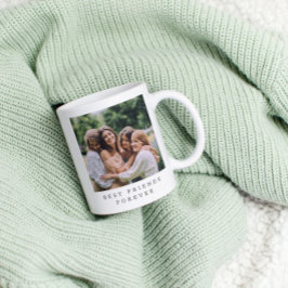 Best Friends Forever Custom Foto Personalisiert Kaffeetasse