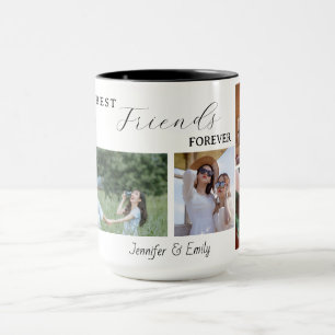 Best Friends Forever Custom Foto Tasse - 6 Fotos