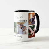 Best Friends Forever Custom Foto Tasse - 6 Fotos (VorderseiteRechts)
