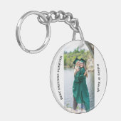 Best Friends Forever Custom Foto und Name Schlüsselanhänger (Vorderseite links)