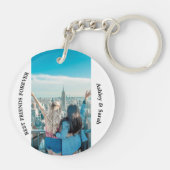 Best Friends Forever Custom Foto und Name Schlüsselanhänger (Rückseite)