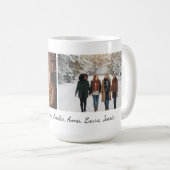 Best Friends Forever Custom Photo Personalized Cof Kaffeetasse (VorderseiteRechts)