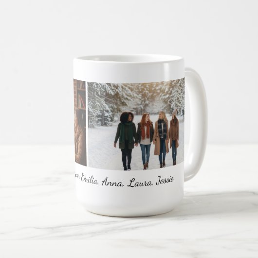 Best Friends Forever Custom Photo Personalized Cof Kaffeetasse (VorderseiteRechts)
