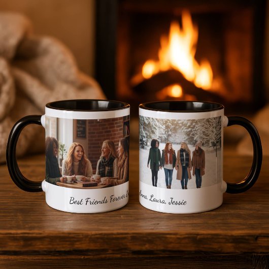 Best Friends Forever Custom Photo Personalized Cof Tasse