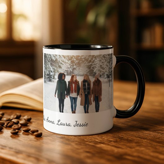 Best Friends Forever Custom Photo Personalized Cof Tasse