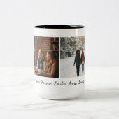 Best Friends Forever Custom Photo Personalized Cof Zweifarbige Tasse (Mittel)