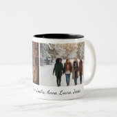 Best Friends Forever Custom Photo Personalized Cof Zweifarbige Tasse (VorderseiteRechts)