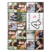 Best Friends Forever Custom Spiral Notebook – Phot Notizblock (Vorderseite)