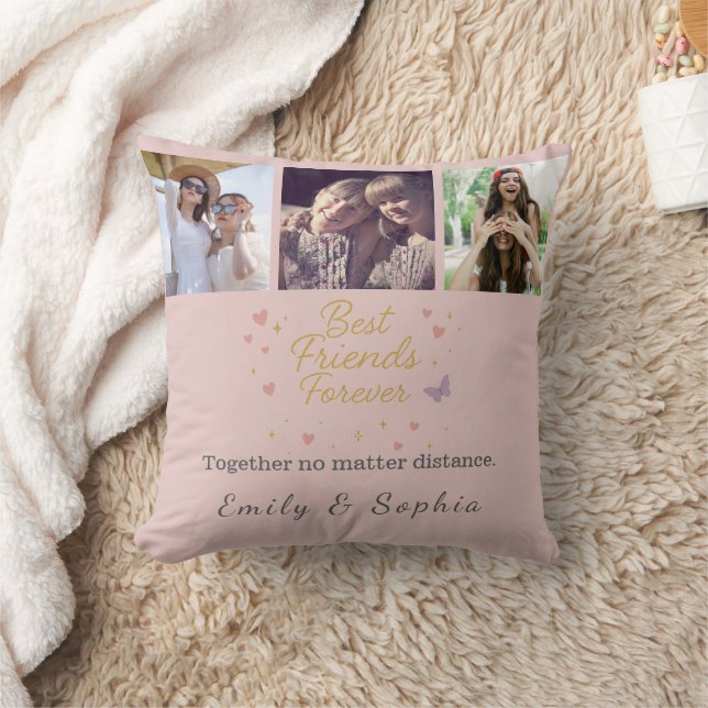 Best Friends Forever – Custom Throw Pillow Kissen (Decke)