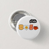 Best friends Forever, Foodie Friendship Button (Vorne & Hinten)