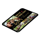 Best Friends Forever Foto Collage personalisiert Magnet (Linke Seite)