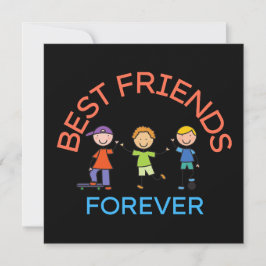 BEST FRIENDS FOREVER, FRIENDSHIP, FRIEND DAY EINLADUNG