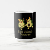 BEST FRIENDS FOREVER, FUNNY AVOCADO, FRIENDS DAY KAFFEETASSE (Mittel)