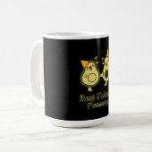 BEST FRIENDS FOREVER, FUNNY AVOCADO, FRIENDS DAY KAFFEETASSE (Vorderseite Links)