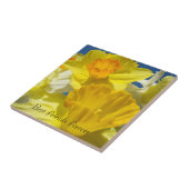 Best Friends Forever Geschenke Daffodil Blume Tile Fliese (Seite)