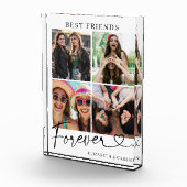 Best Friends Forever Heart Script Typography Fotoblock (Rechts)