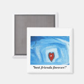 BEST FRIENDS FOREVER MAGNET (Vorderseite/Rückseite)