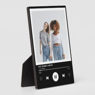 Best Friends Forever Musikplayer Andenken Foto Fotoplatte