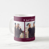 Best Friends Forever Photo Multi Photo Cranberry Kaffeetasse (Vorderseite Links)