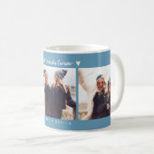 Best Friends Forever Photo Multi Photo Denim Blue Kaffeetasse (VorderseiteRechts)